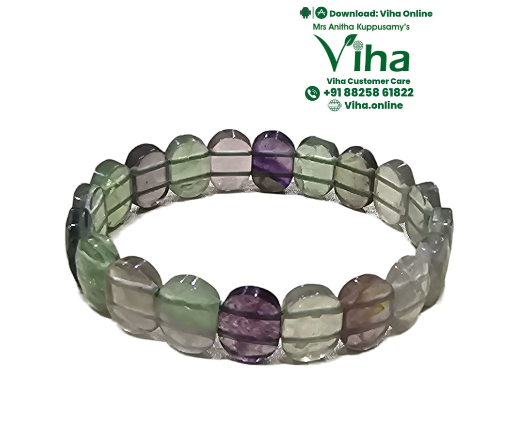 Fluorite Quartz Bracelet