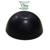 Spirulina Soap, a black dome-shaped object with a smooth, matte finish