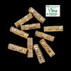 Impon Thali Nanal Kuzha with tubular beads, faceted surface and diagonal lines