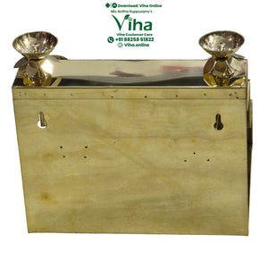 3 Step Pooja Stand - Brass