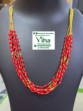 Impon Chain with Red Beads