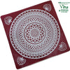 Rangoli Sticker - Kolam with central white circular pattern