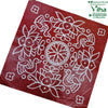 Rangoli Sticker - Kolam (floor art) with symmetrical pattern