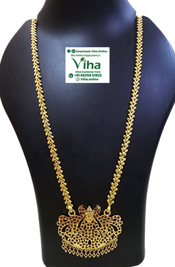 Impon Chain With Gajalakshmi Pendant