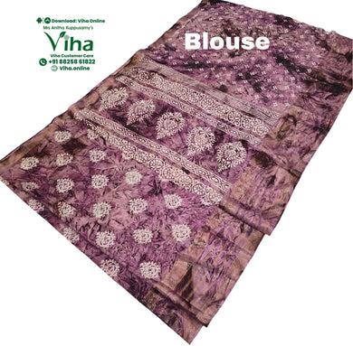 Cotton Silk Saree with Blouse
