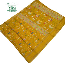 Cotton Silk Saree with Warli Design & Sequence