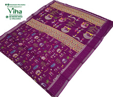 Cotton Silk Saree with Warli Design & Sequence