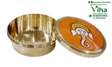 Ganesha Kumkum Box - Brass