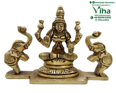 Gajalakshmi Statue - Brass