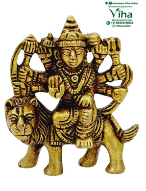 Maa Durga Statue Small - Brass