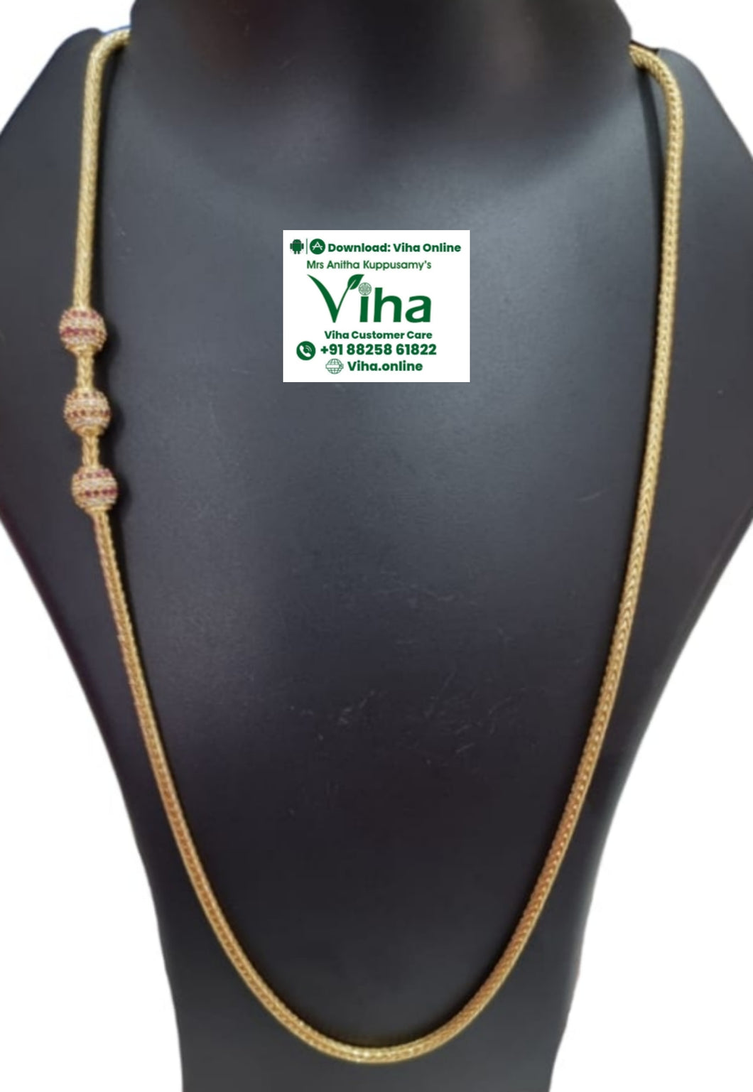 Impon Mugappu Chain | panchaloha | Impon Jewellery