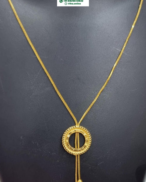 Impon Chain with Pendant and hanging ends