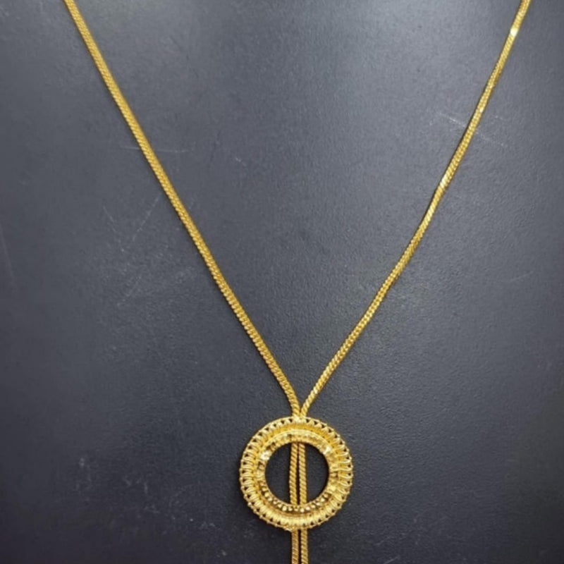 Impon Chain with Pendant and hanging ends