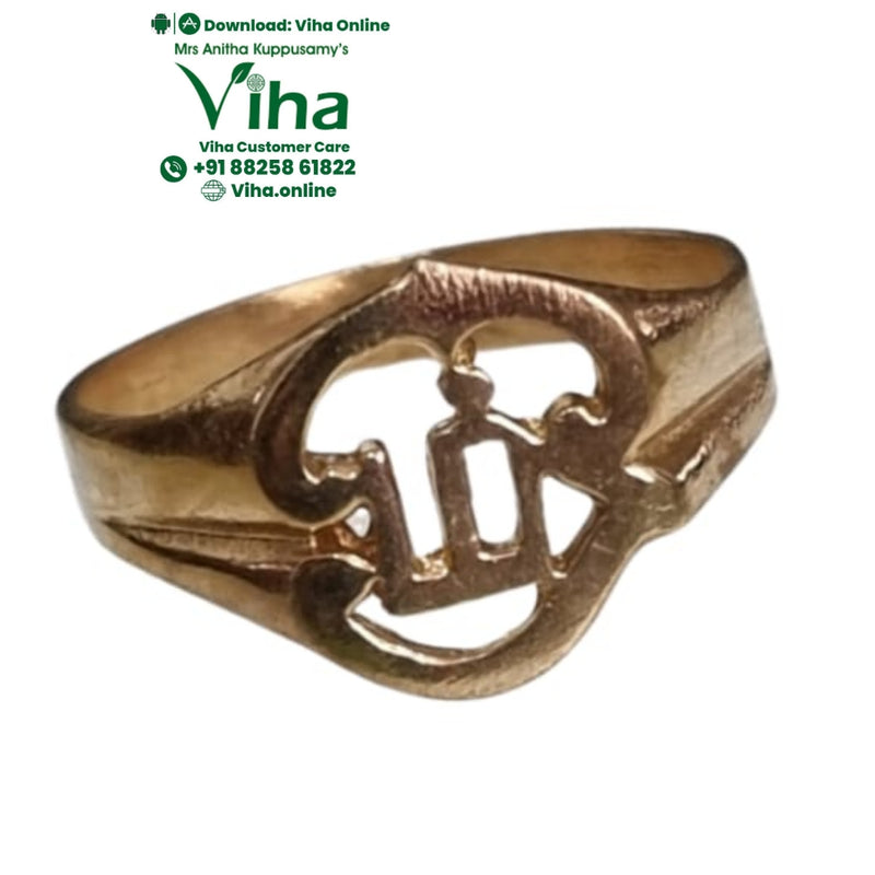 Impon Ring OM, circular band with an ornate openwork front