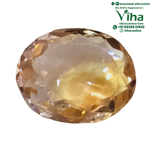 Citrine Stone Oval Cut