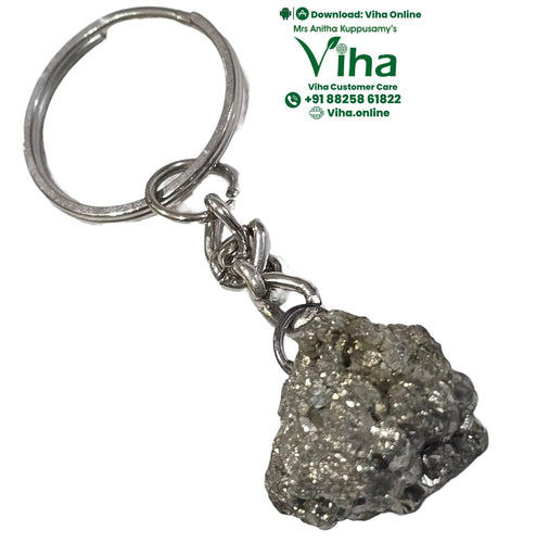 Pyrite Keychain