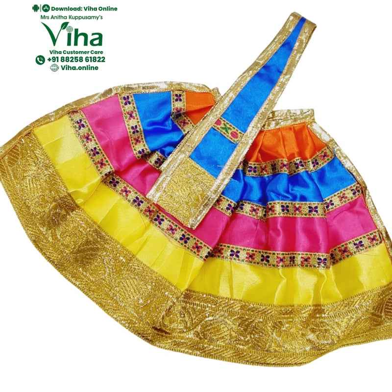 Amman Pavadai Set - 6" Inches for idol dressing
