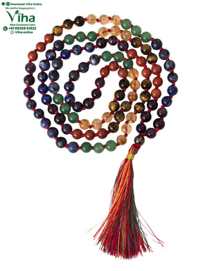 7 Chakra Stone Mala - 108+1 Beads
