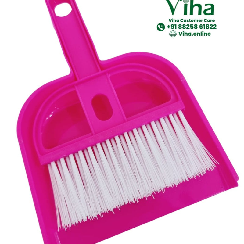 All purpose cleaning brush set with long thin bristles