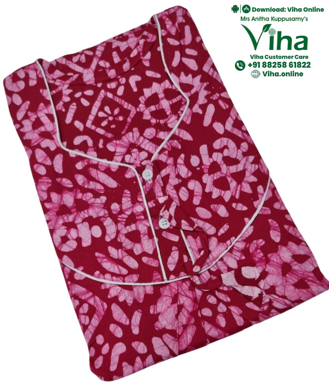 Batik Nighty Cotton -  Free Size