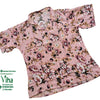 Women Shirt / Size - L with notched collar