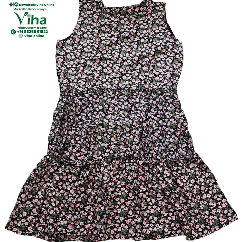 Women Shirt / Peplum Top with all-over floral print