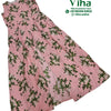 Women Top with a floral print and sleeveless bodice