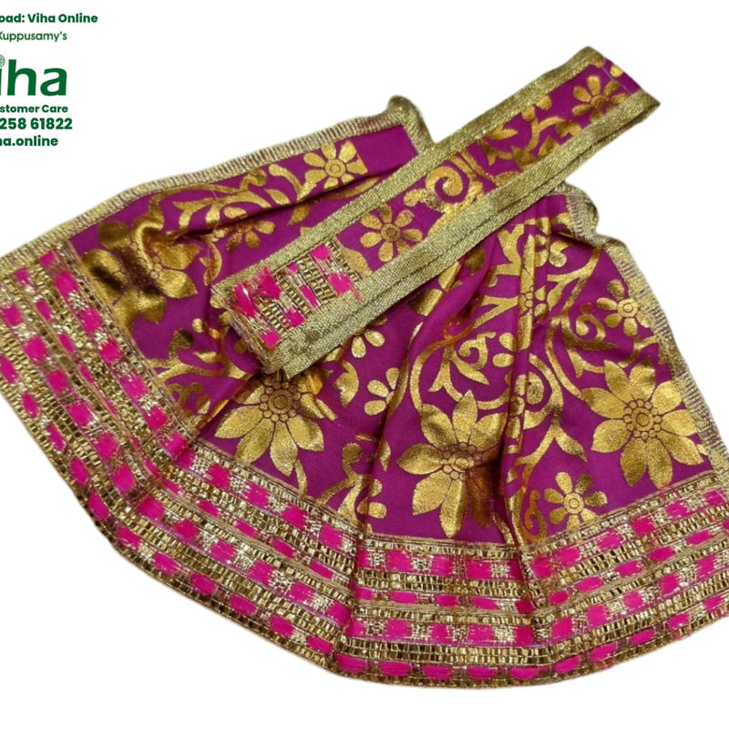 Amman Pavadai Set - 5" Inches for idol dressing