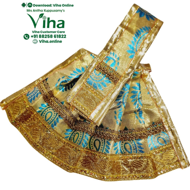 Amman Pavadai Set - 4" Inches for idol dressing