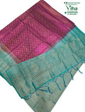 Soft Silk Saree With Blouse & With Stone Work