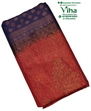 Soft Silk Saree With Blouse & With Stone Work