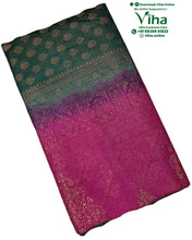 Soft Silk Saree With Blouse & With Stone Work