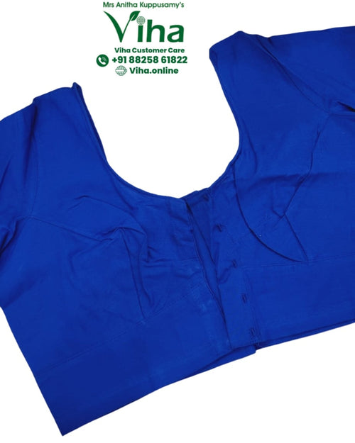 Two by Two Readymade Blouse, with short sleeves and a scoop neckline