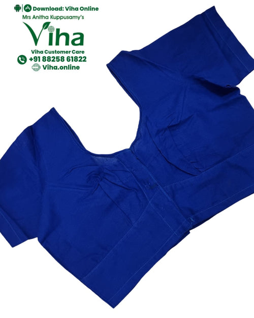 Two by Two Readymade Blouse, with short sleeves and a scoop neckline