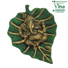 Green Leaf Ganesha Wall Hanger