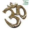 OM Vastu Wall Hanger - Brass with cutout hole at the top