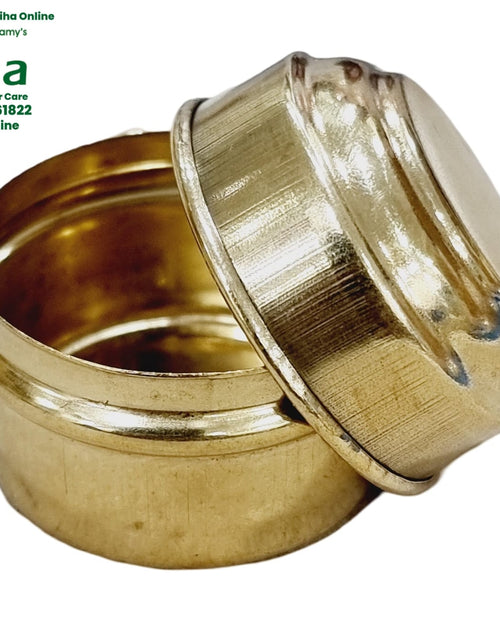 Brass Box, lidded container with a domed lid