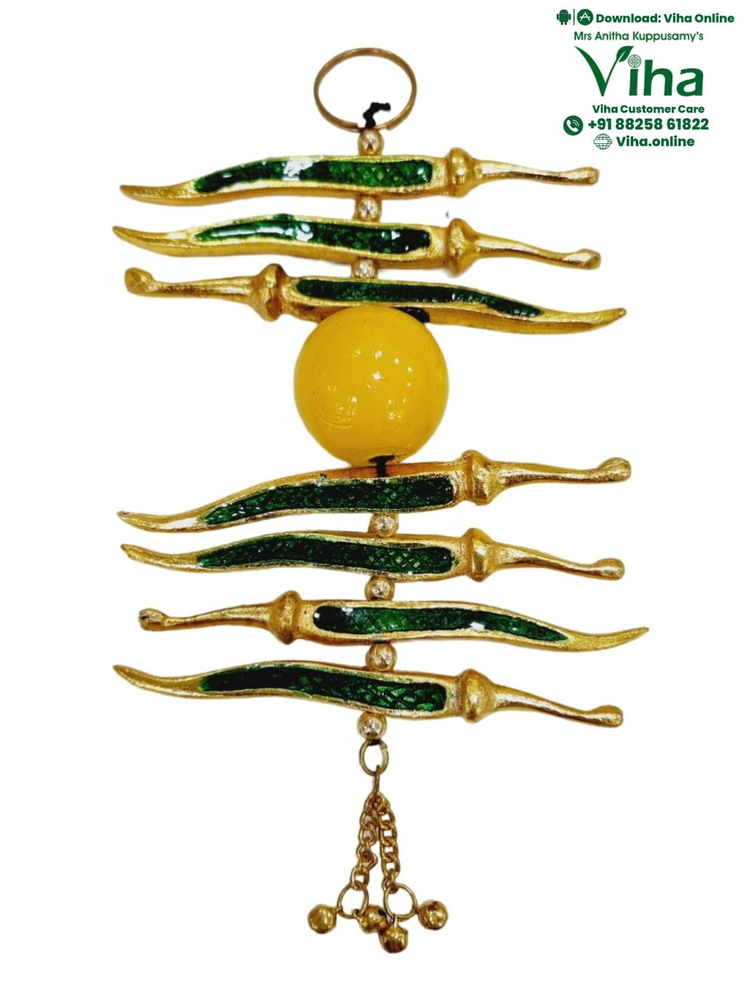 Lemon Green Chilli Drushti Hanger