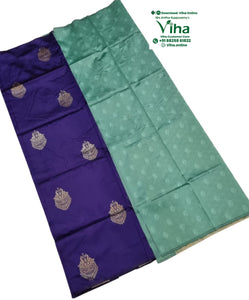 Soft Silk Saree with Blouse & with Grand Pallu