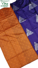 Soft Silk Saree with Blouse & with Grand Pallu