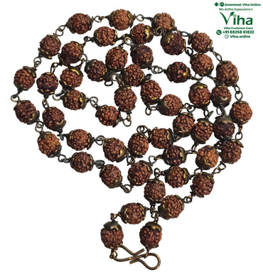 Rudraksh Mala 6mm - Wearable With Copper Wiring