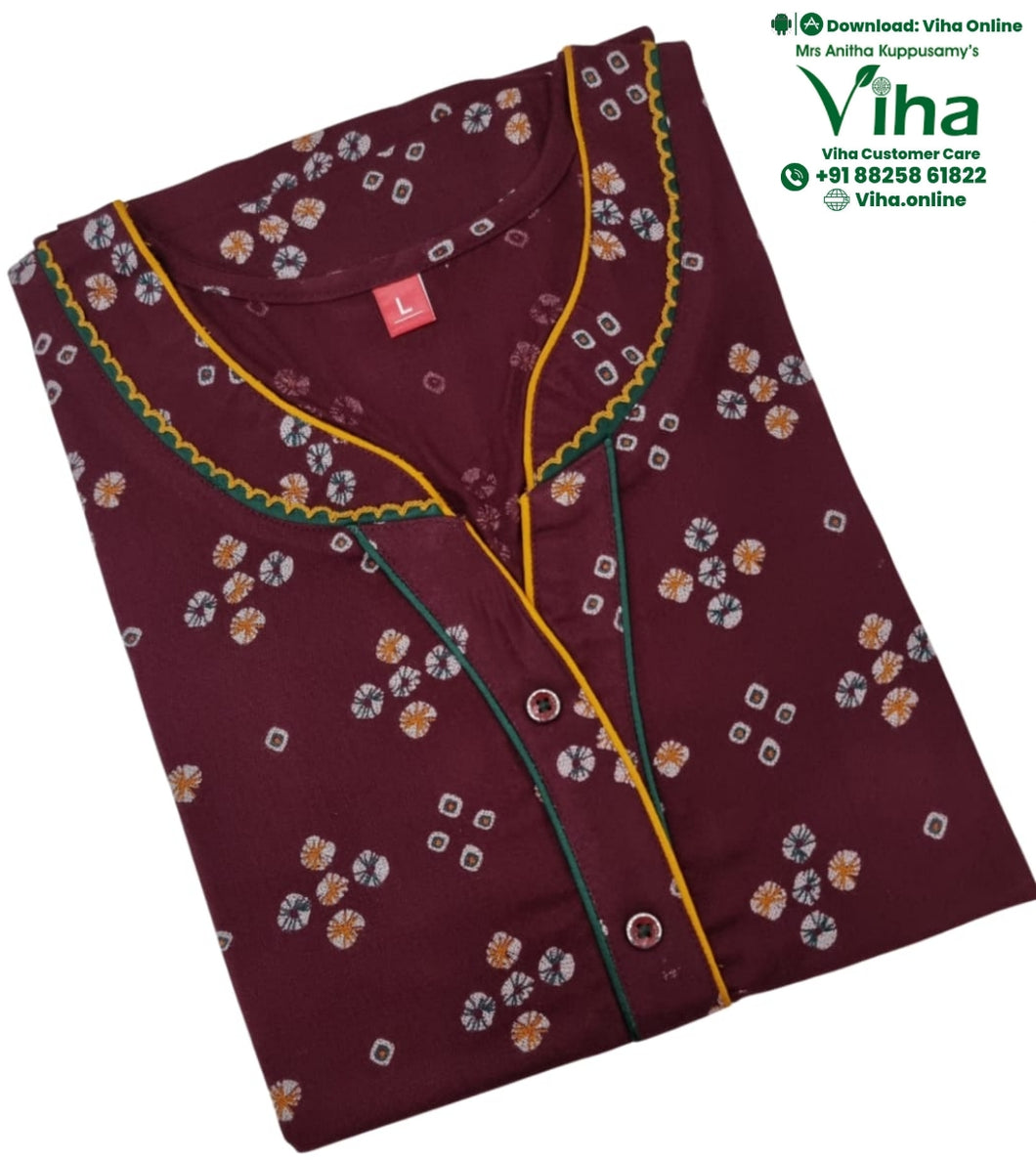 Premium Quality Cotton Nighty