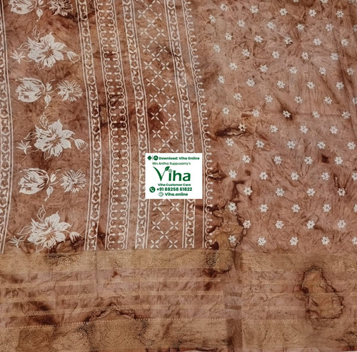 Cotton Silk Saree With Blouse