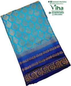 Soft Silk Saree with Blouse & with Grand Pallu