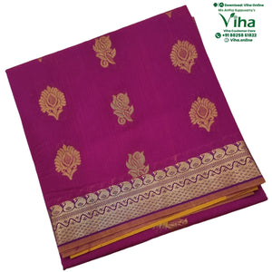 Cotton Silk Handloom Saree with Blouse