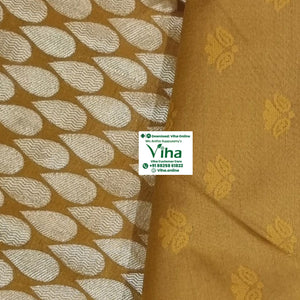 Cotton Silk Saree With Blouse & With Pallu