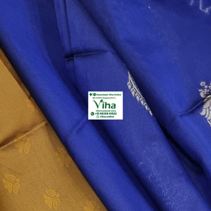 Cotton Silk Saree With Blouse & With Pallu