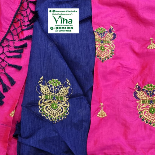 Tussar Silk Saree With Blouse