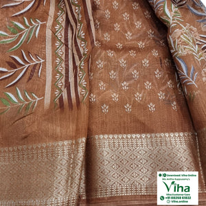 Cotton Silk Saree with Blouse