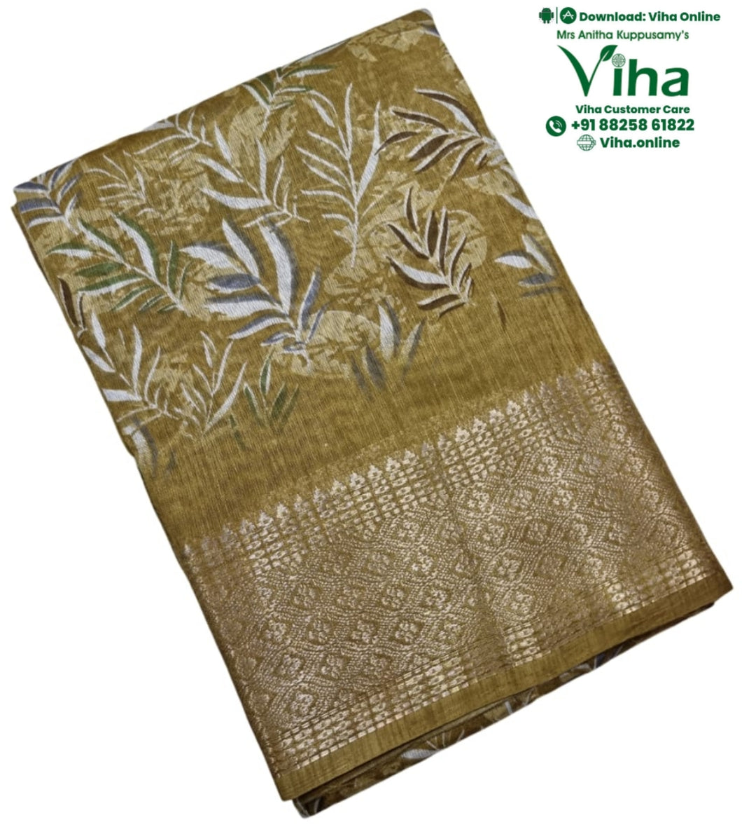 Cotton Silk Saree with Blouse